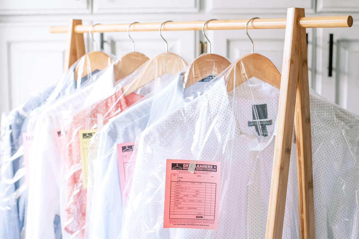 Cleaned formal shirts