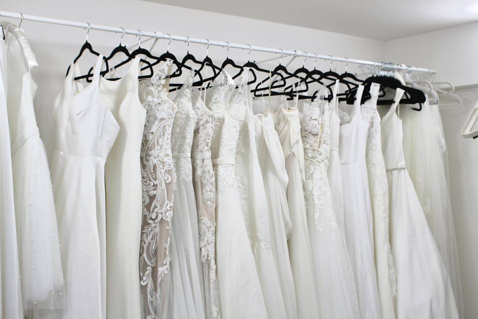 Cleaned wedding dress